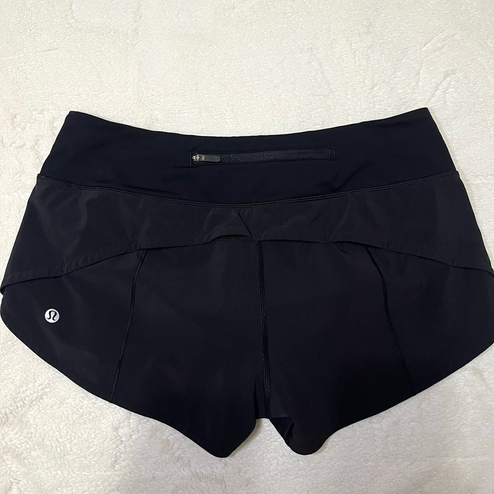 Black Lululemon “Speed Up” Short